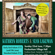 Kathryn Roberts and Sean Lakeman at Freckenham