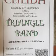 Ceilidh in Norwich - 27th September