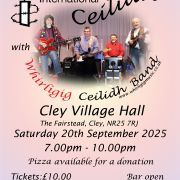 Cley Village Hall Ceilidh with Whirligig 20 September