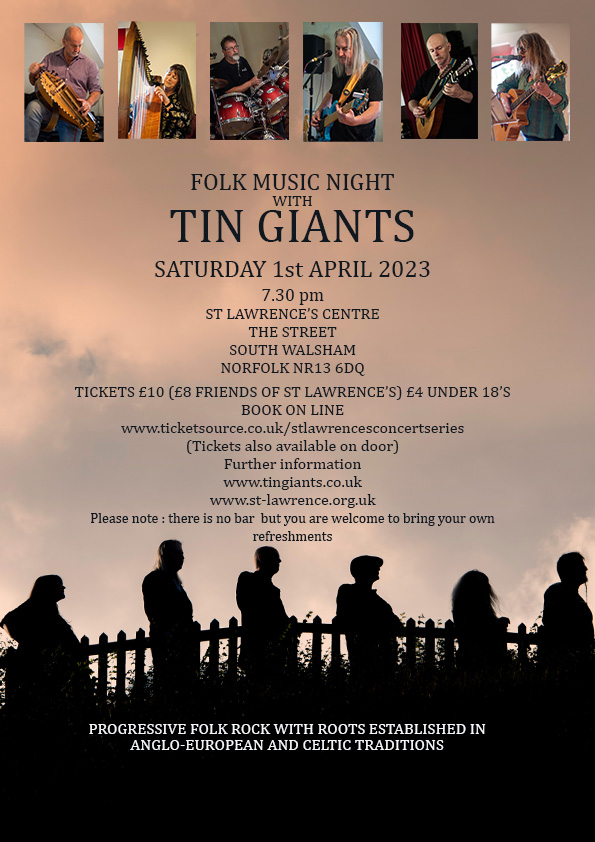 Tin Giants St Lawrence concert apr 2023