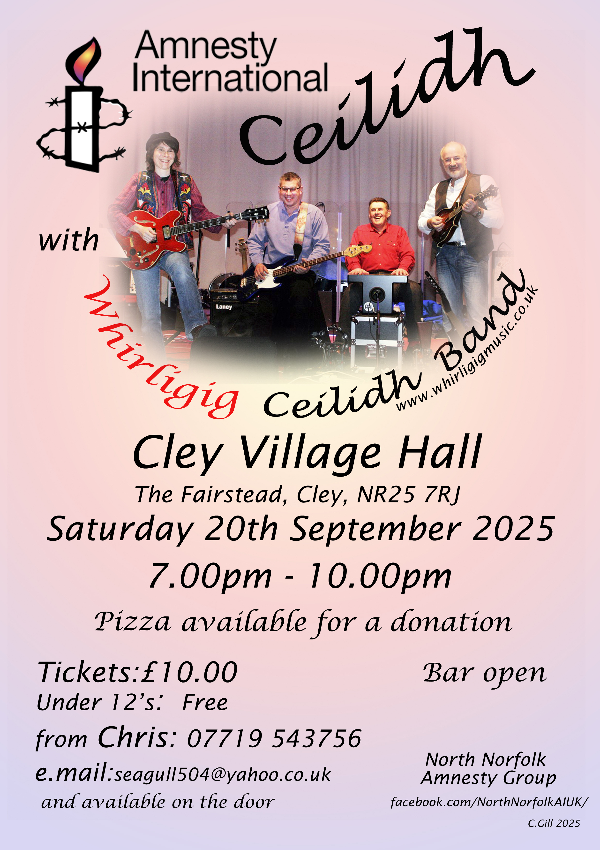 Cley Ceilidh Whirligig. posterB.2025A